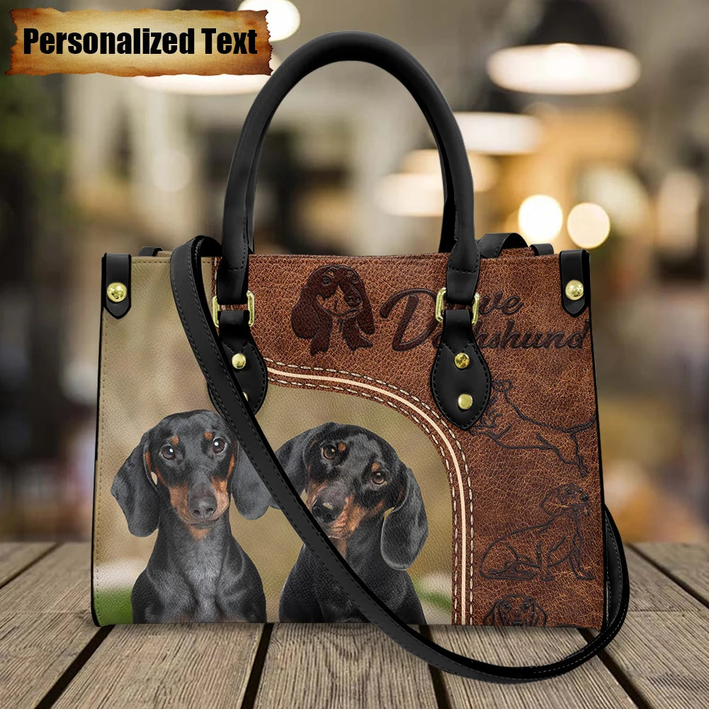 two dog design bag