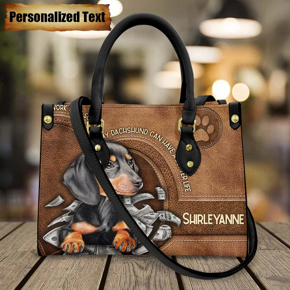 dachshund design bag