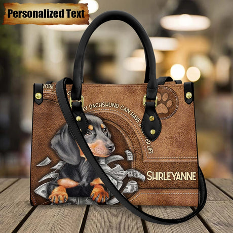 dachshund design bag