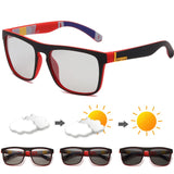 black red photochromic sunglasses