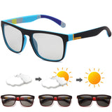 blue black photochromic sunglasses