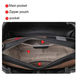 Compartment of Plaid Pattern Large Capacity Handbag