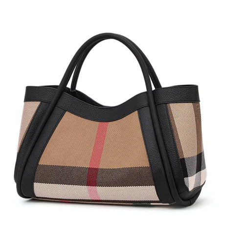 Plaid Pattern Large Capacity Handbag