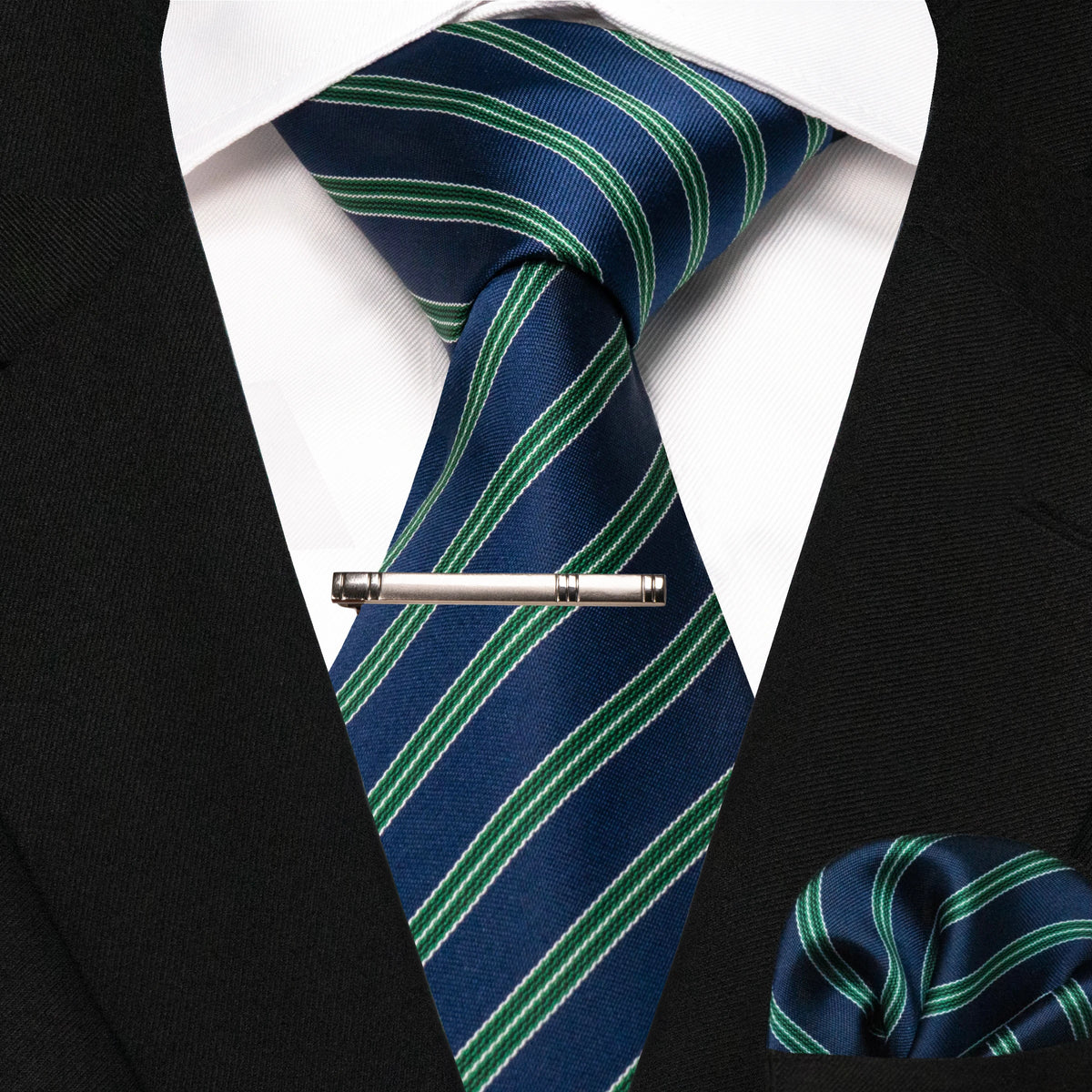 Plaid Stripe Men Fashion Silk Wedding Tie
