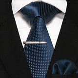 Plaid Stripe Men Fashion Silk Wedding Tie