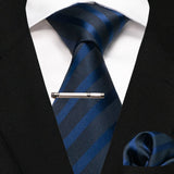 Plaid Stripe Men Fashion Silk Wedding Tie