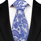 Plaid Stripes Floral 8CM  Jacquard Woven Necktie