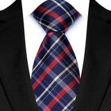 Plaid Stripes Floral 8CM  Jacquard Woven Necktie