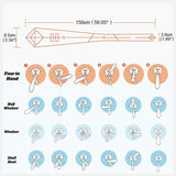 Size of Pocket Square Cufflinks Set Jacquard Necktie
