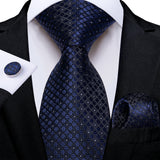Pocket Square Cufflinks Silk Polyester Ties