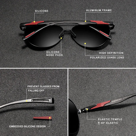 Polarized Aluminum Pilot Design Men's Sunglasses Parts