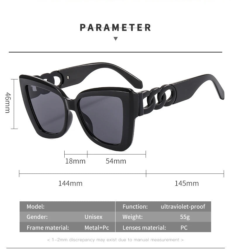 Size of Polarized Myopia Sunglasses