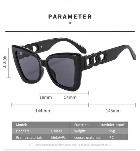 Size of Polarized Myopia Sunglasses