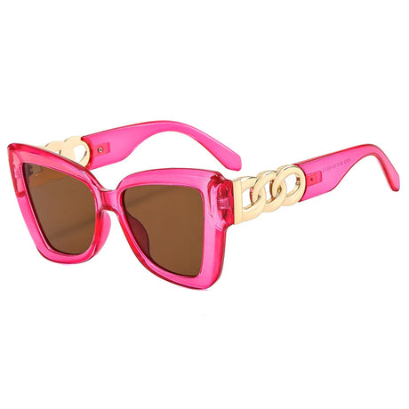 Pink Polarized Myopia Sunglasses
