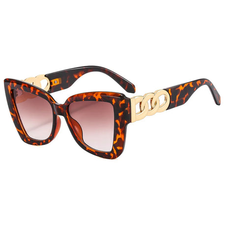 Leopard Polarized Myopia Sunglasses