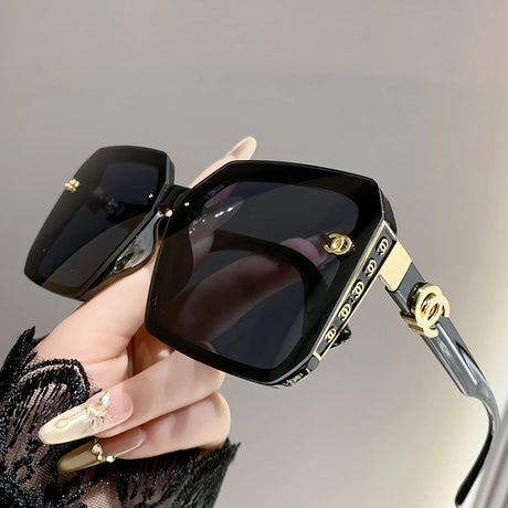 Black Polarized Personalized UV Protection Sunglasses