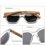 Polarized Uv400 Wooden Sunglasses