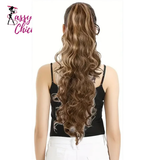 Ponytail Hair 30 Inch Long Wavy Curly Synthetic Wig Sassy Chick Logo