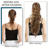Ponytail Hair 30 Inch Long Wavy Curly Synthetic Wig
