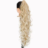 Ponytail Hair 30 Inch Long Wavy Curly Synthetic Wig