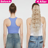 Ponytail Hair Extensions Synthetic 28 Inch Drawstring