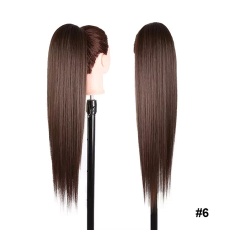 Ponytail Hair Extensions Synthetic 28 Inch Drawstring