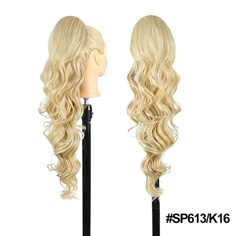 Ponytail Hair Extensions Synthetic 28 Inch Drawstring
