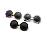 Collection of Popular Round Punk Diamond Sunglasses