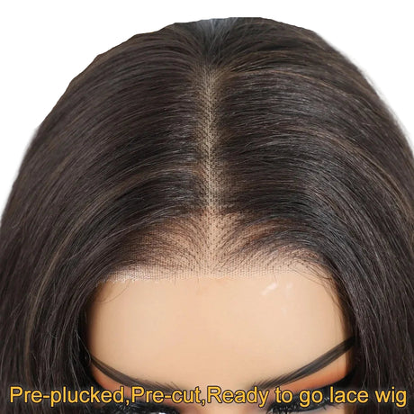 Pre Plucked Pre Cut Wear and Go Long Body Wave Synthetic Wigs
