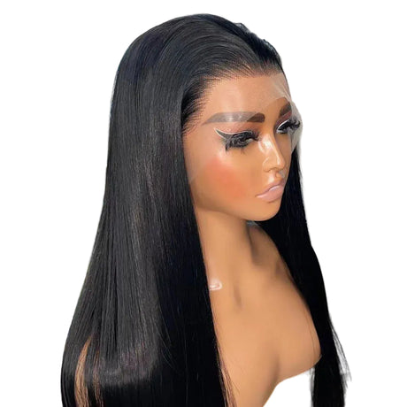 Pre Plucked Straight Black Futura Synthetic Hair Wigs