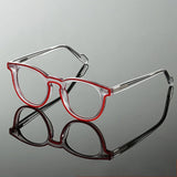 Red Premium Acetate Blue Light Glasses