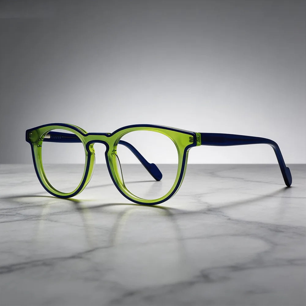 Green Premium Acetate Blue Light Glasses