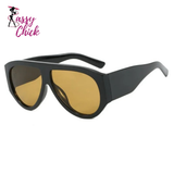 Punk Big Frame Designer Vintage Sunglasses Sassy Chick Logo