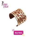 Punk Charm Leather Cuff Bracelet