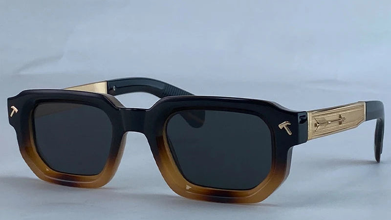 Punk Classic Driving Rectangle Polarized Sunglasses