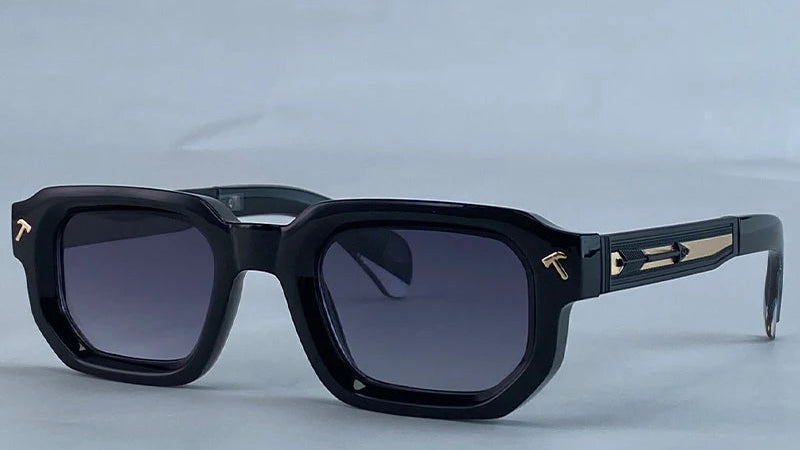 Punk Classic Driving Rectangle Polarized Sunglasses
