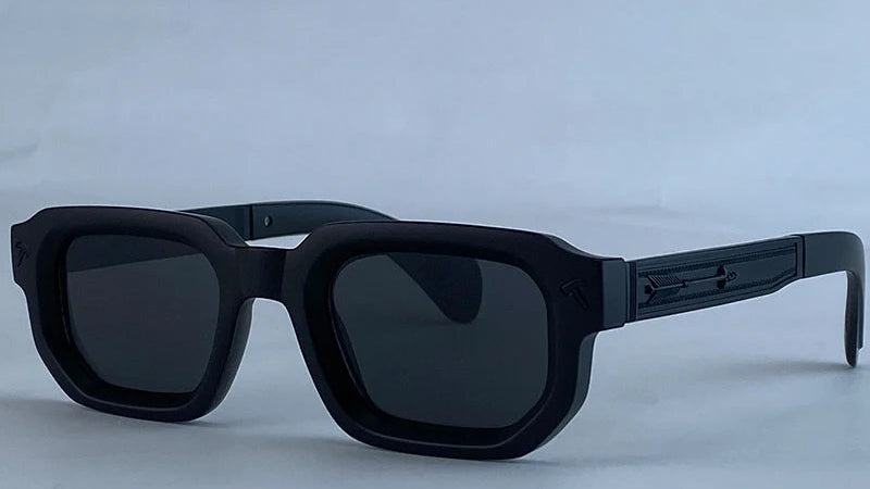 Punk Classic Driving Rectangle Polarized Sunglasses