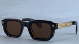 Punk Classic Driving Rectangle Polarized Sunglasses