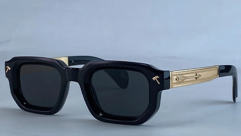 Punk Classic Driving Rectangle Polarized Sunglasses