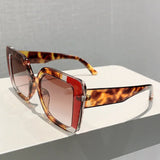 Punk Popular Outdoor  Square Big Frame Sunglasses