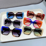 Collection of Punk Popular Outdoor  Square Big Frame Sunglasses