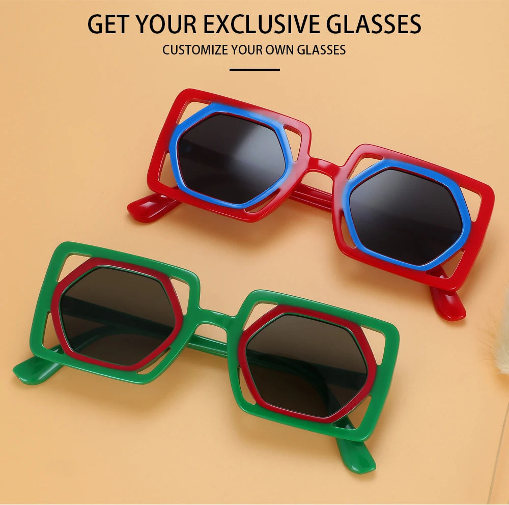 Collection of Punk Square Hyperopia Eyewear