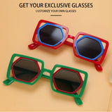 Collection of Punk Square Hyperopia Eyewear