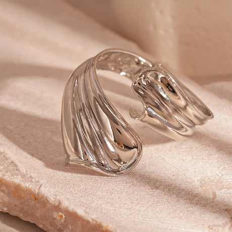 Punk Stainless Metal Geometric Cuff Bracelets Bangles