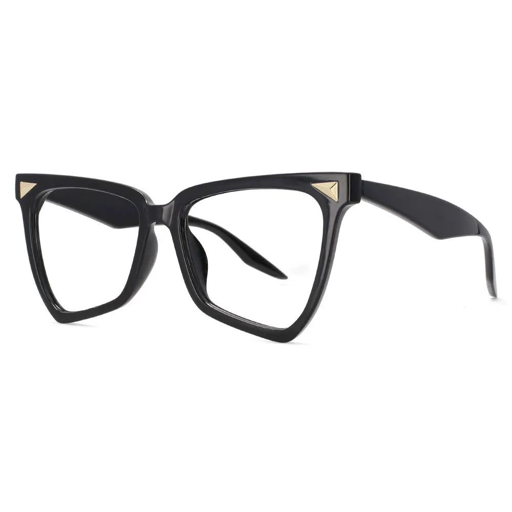 Black Rainbow Oversized Anti Blue Light Computer Eyeglasses
