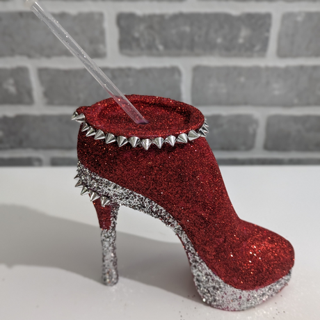 Red Stiletto Heel Tumbler Cup