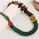 Retro Acrylic Beaded Handmade Necklace
