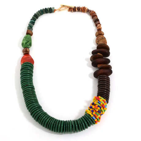 Retro Acrylic Beaded Handmade Necklace