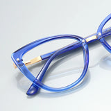 Retro Cat Eye Myopia Photochromic Eyeglasses