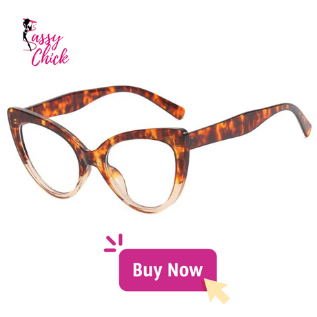 Retro Cat Eye Reading Eyewear 
Sassy Chick Logo